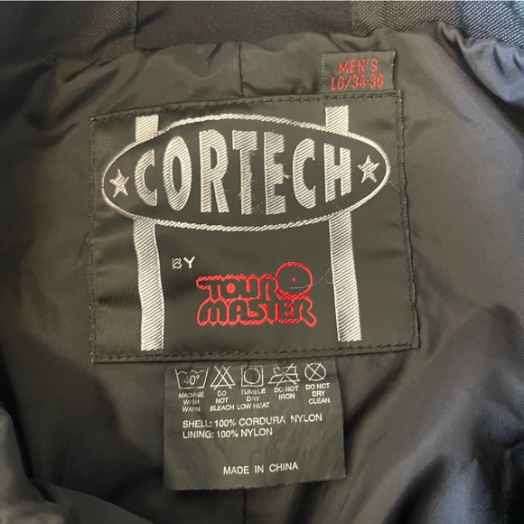 Men's Tourmaster Cortech Size L Motorcycle Overpant Pants - Picture 5 of 8
